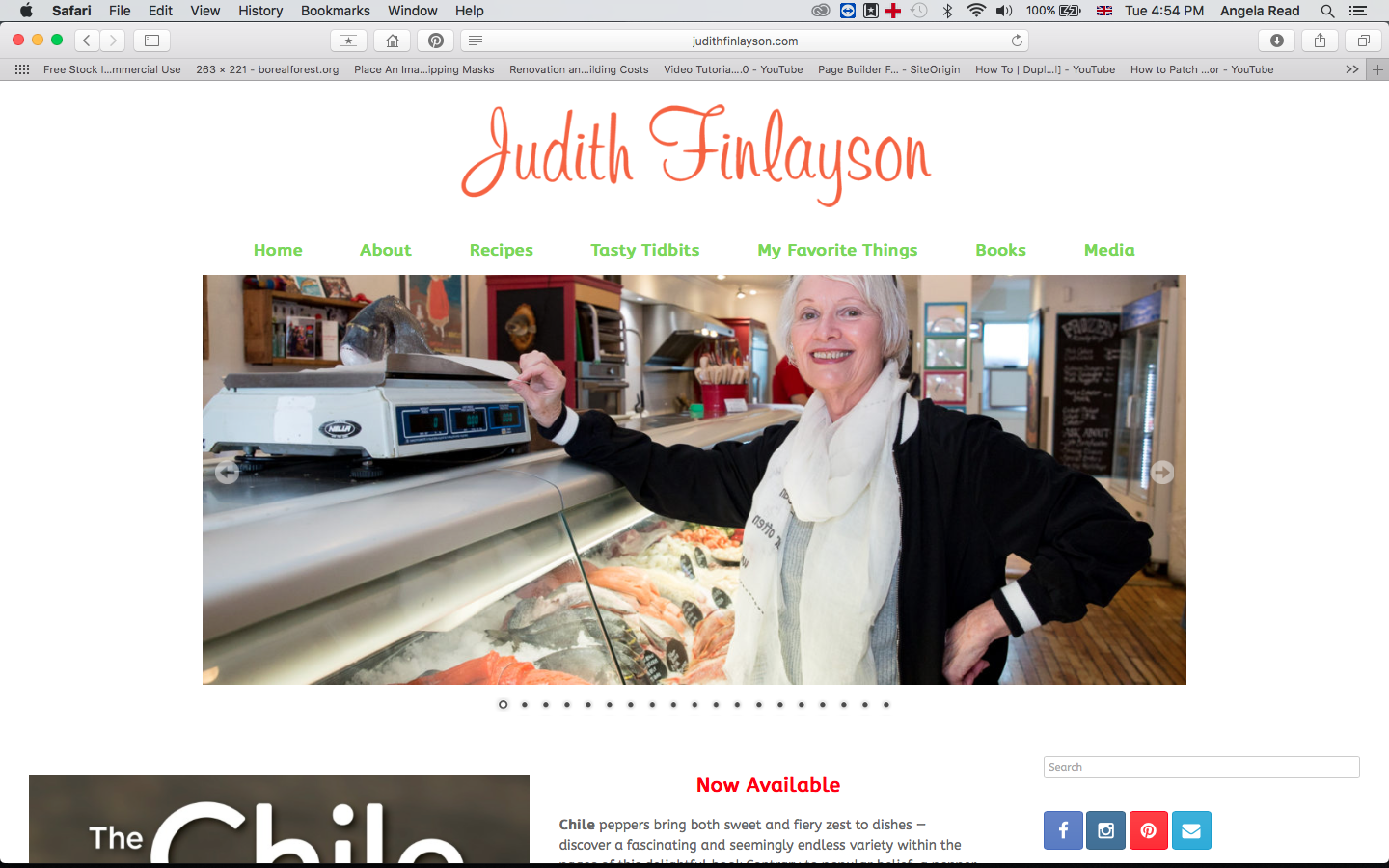 Judith Finlayson website